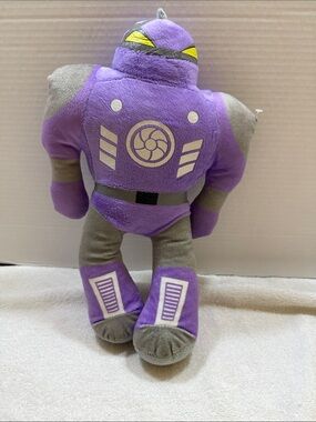Kellytoy Purple and Gray Robot Plush